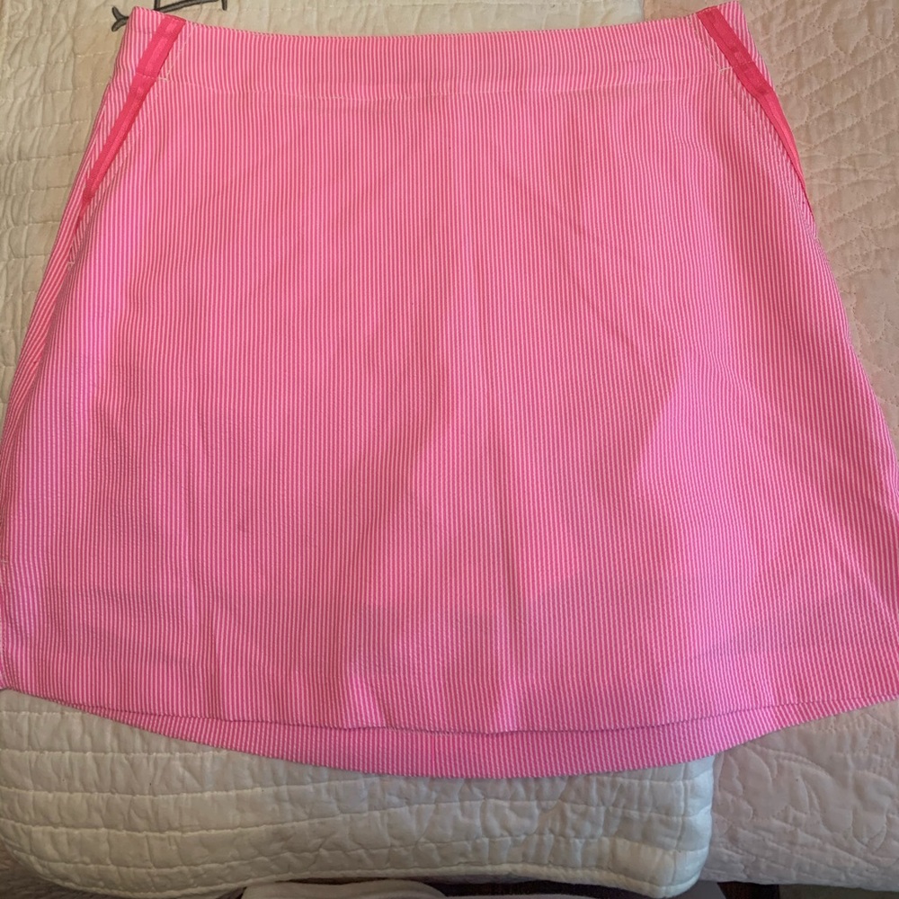 Seersucker Golf Skirt